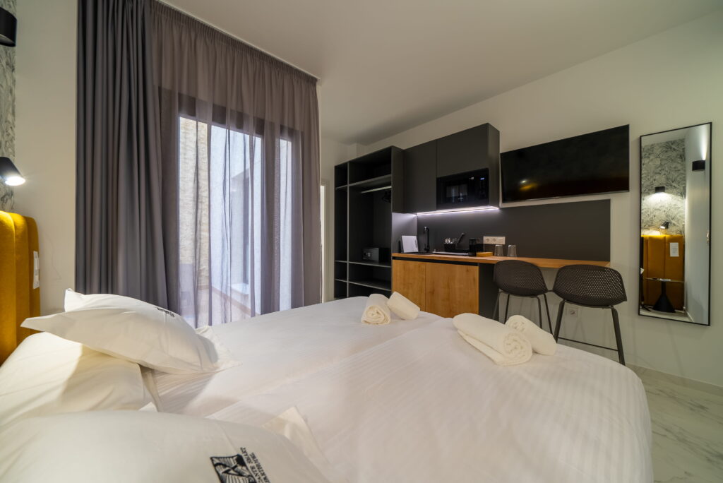 Doble con terraza con camas individuales фото 4