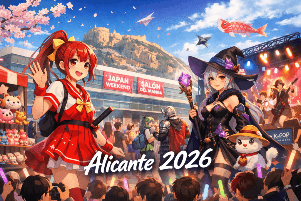 El Salón del Manga de Alicante se celebrará los días 28 y 29 de marzo de 2026 en Fira Alacant