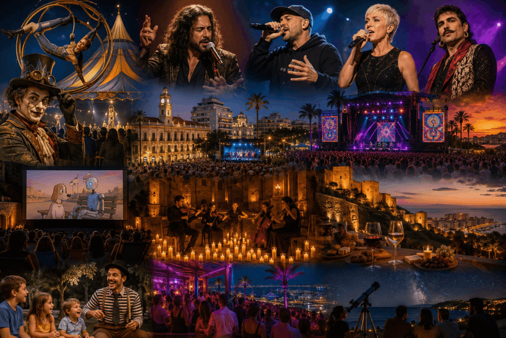 Agenda de Alicante para el fin de semana, 30 de julio – 2 de agosto de 2026: KURIOS, Noches Mágicas, Low Festival, conciertos y cine